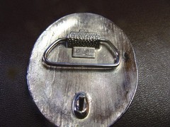 Real Rattlesnake Insert Belt Buckle made in USA