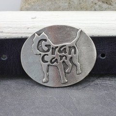 French Bulldog Belt Buckle Oval – Strong Character Design