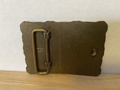Edison Station « A » 1888 Detroit Edison MI Unisex Scenic Belt Buckle ~ VGUC