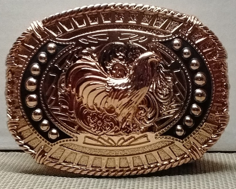 ROOSTER Western Cowboy Belt Buckle Hebilla Vaquera DE GALLO
