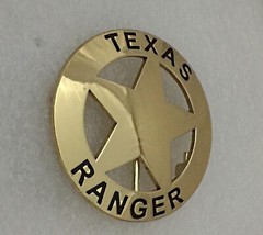 Texas Ranger Badge Belt Buckle (Seconds)
