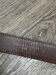 Rare Chet Vogt 14k .925 Sterling Belt Buckle Set XL cowboy Star ✅