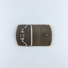 Vintage Bronze Plated Country Music Belt Buckle Boucle de ceinture