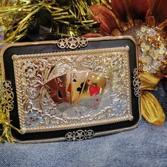 Four Aces Western Belt Buckle Poker Cards Cowboy Buckle Fashion Rodeo Jeans