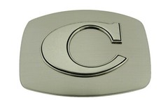 Men Women Vintage Silver Metal Initial Western A-Z Belt Buckle Cowboy Cowgirl