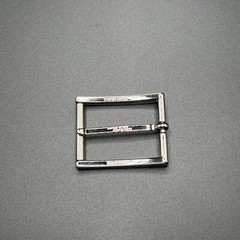 Solid Brass Square Belt Buckle Made In Italy Single Buckle Only Shiny
