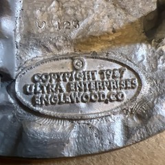 vintage COLORADO belt buckle MOUNTAINS western HEAVY PEWTER nature cowboy