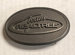Team Realtree Hunting Accessories Duck Dynasty Advertisement Belt Buckle
