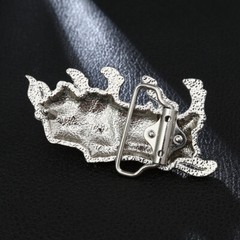 Western Unique Buckle Cowboy Cowgirl Lady Bull Engraved Belt Buckle fits 1-1/2&Prime;