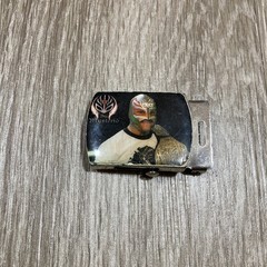 Rey Mysterio Belt Buckle 90s 00s Y2k WWE Heavyweight Champion Champ Wrestling