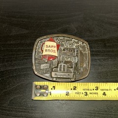 Vintage 1989 Limited Edition Sapp Brothers Belt Buckle Truck Where You’re #1