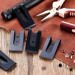 10 Pcs Metal Belt Clip Buckle Spring Hook Belt Clip with 10 Pairs Rivets for Bag