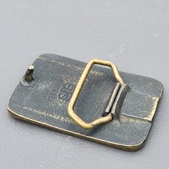 Vintage 1978 The Right to Keep and Bear Arms Solid Brass Belt Buckle