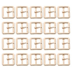20 Pcs Metal Belt Buckle Hardware Replacement Center Bar for Bags