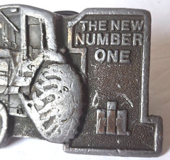 Vintage International Harvester 5288 The New #1 Tractor Belt Buckle Spec Cast