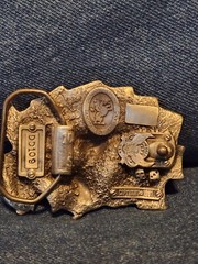 Vintage – Lady Luck – Belt Buckle – Dragon Designs – 1991