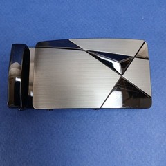 Men Ratchet Belt Buckle Automatic Click Buckle Adjustable Top Quality Chic