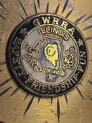 Gold Wing Road Riders – Belt Buckle – Illinois Land Of Lincoln- W USA Stamp