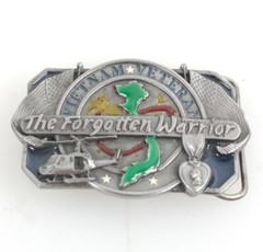 VTG Siskiyou Vietnam Veteran The Forgotten Warrior Huey Helicopter War Pewter