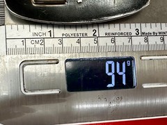 Custom Initial Letter L Silver Tone Outlined Reflective Men Women Belt Buckle