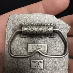 Vintage CALIFORNIA Belt Buckle 1978 Lighthouse Bergamot Brass Works USA 3D NICE