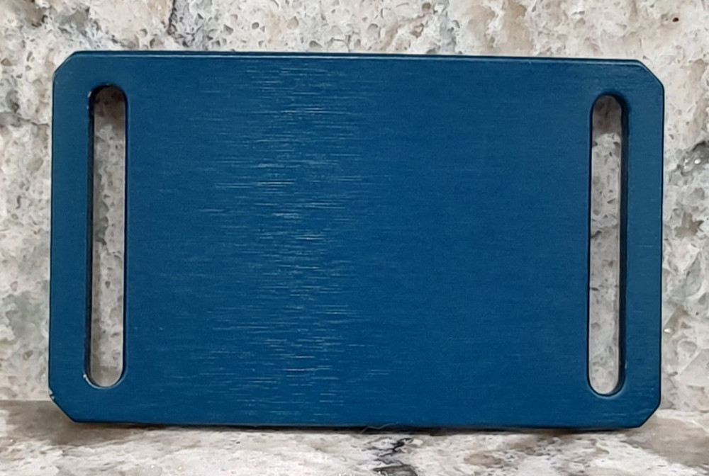 GRIP6 BELT BUCKLE – BLUE STEEL – 1.5 INCH WIDE – USED #10