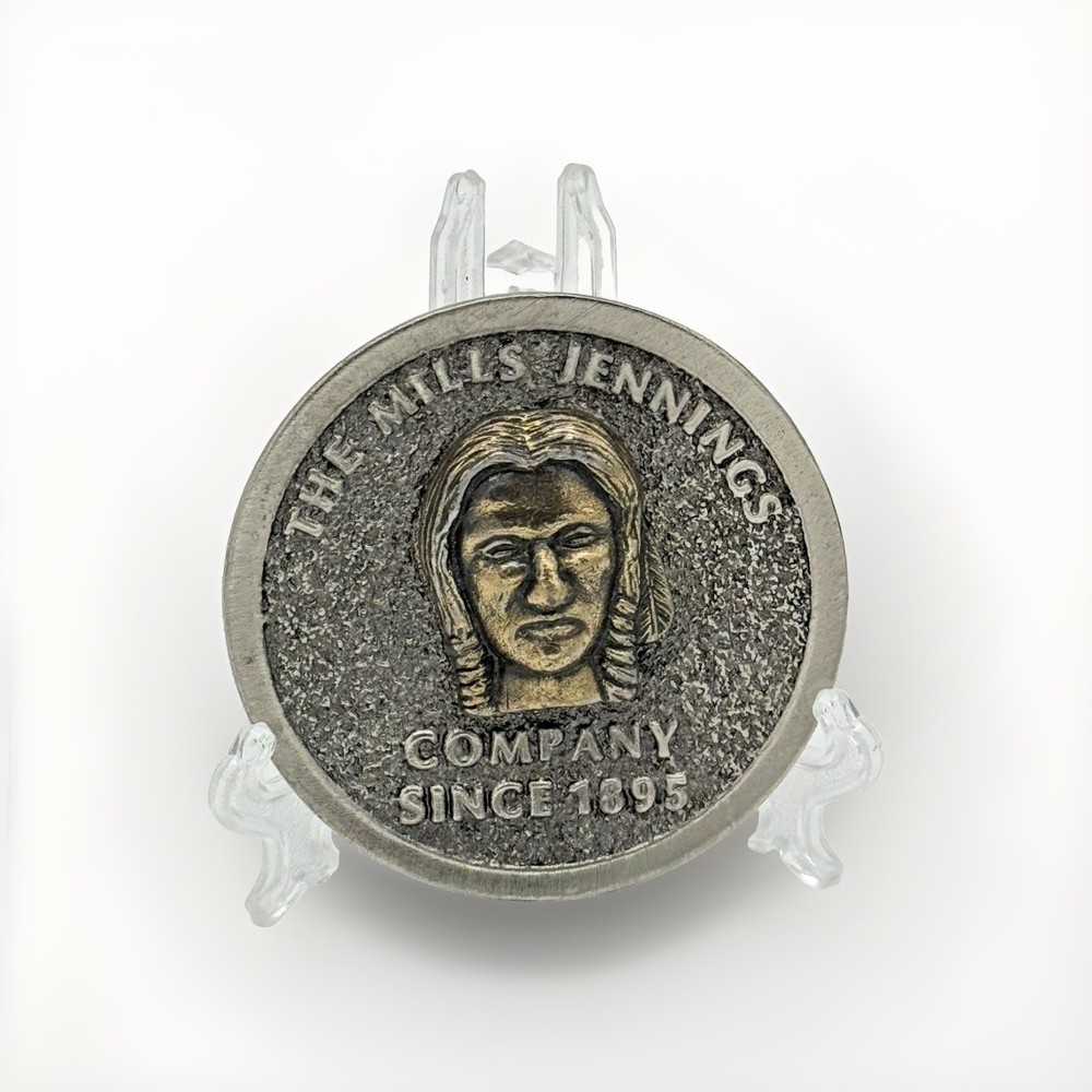 Mills Jennings Co. Since 1895 Limited Edition Metal Belt Buckle Collectible