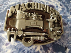 New without tag Men&rsquo;s Machinist 3D Belt Buckle Only 3.5&Prime; X 2.5&Prime; No Belt