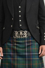 Don McKee Scottish Thistle Pewter Kilt Belt Buckle Highland Dress