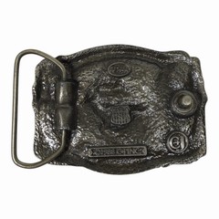 Vintage 1988 C & J Colorado Buck Deer Silver Belt Buckle Made In USA