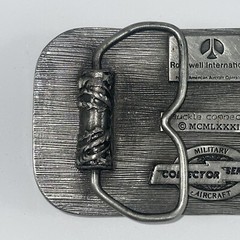 Rockwell Military B-1B Air Force Aircraft Belt Buckle 1983 Collector Series