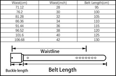 Handmade Men&rsquo;s Press Button Belt Full Grain Leather Without Buckle 1-1/2 Wide