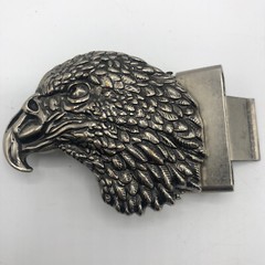 Eagle Head Belt Buckle Western Vintage Style Smooth Buckle Plate