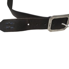 Picard Germany Mens Brown Genuine Leather Belt Silver Buckle One Size