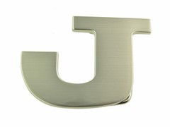 INITIAL « J » METAL STAINLESS STEEL BELT BUCKLE