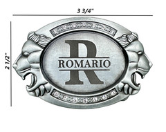Engraved Belt Buckle Custom Personalized Monogramed Western Buckle For 1.5&Prime; Belt