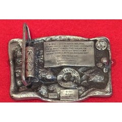 Vintage 1983 Siskiyou Buckle Co 2nd Amendment Eagle Belt Buckle F-27 Pewter