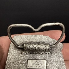 Vintage CALIFORNIA Belt Buckle 1978 Lighthouse Bergamot Brass Works USA 3D NICE