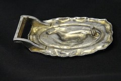 Mustang Western Style Belt Buckle Horse 2-1/2&Prime; x 3-1/4&Prime;