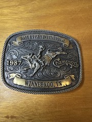 Montana Silversmiths Unisex Dale Brisby 1987 Trophy Belt Buckle A801DB
