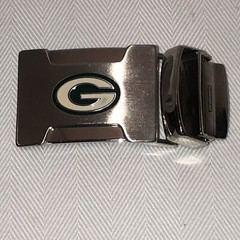 Green Bay Silver Tone Belt Buckle