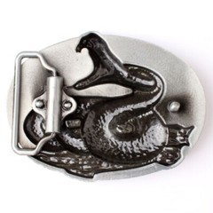 Snake Belt Buckle Western Cowboy Native American Motorcyclist (SNK-02)