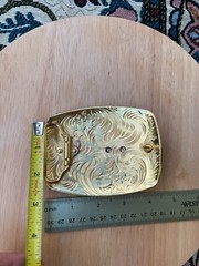 Western Buckle Gold Silver Red Horse Head Buckle Cowboy 2 » Hebillas Vaqueras