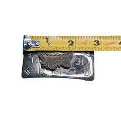 Chambers USA Western Covered Wagon Belt Buckle Silver Tone