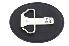 Men Women Fancy Belt Buckle Black Faux Leather Silver Metal Western Bling Cross