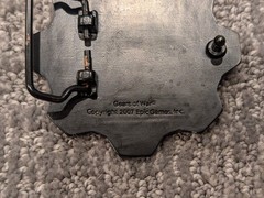 2007 Gears Of War Omen Belt Buckle