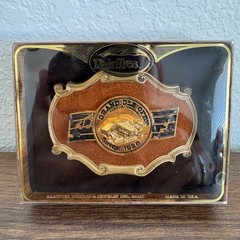 Vintage Grand Ole Opry Brass Belt Buckle Nashville Tennessee Raintree Buckles