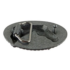Men&rsquo;s Western Horse Head Belt Buckle Antique Silver Tone Fits 1.5 inch Belt