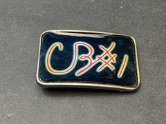 Cb1 Cb #1 Black And Red Color Belt Buckle By La Chik – Canada
