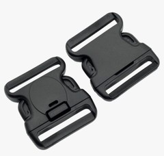 Black Triple Retention Buckle 2.25”wide